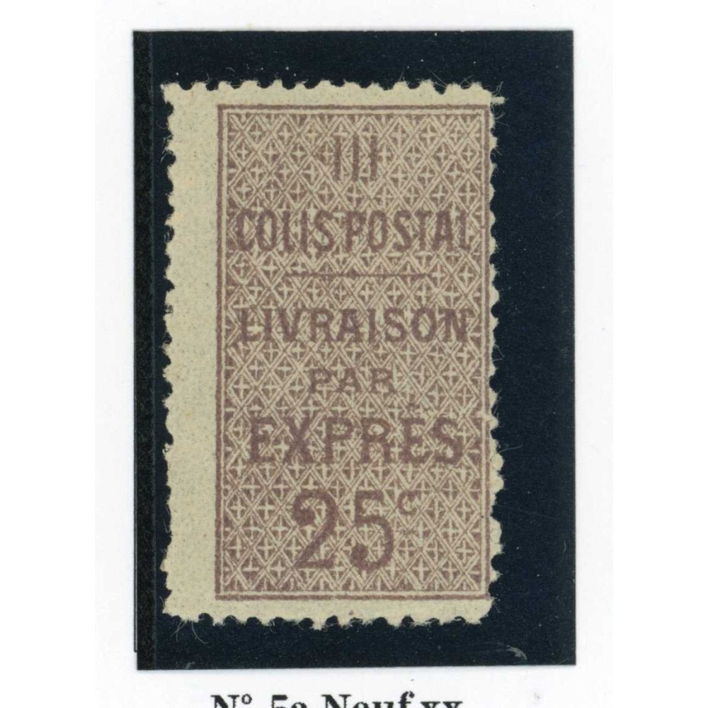 Algérie - Colis Postaux - YT 5a - Neuf xx - Cote 35 Euros