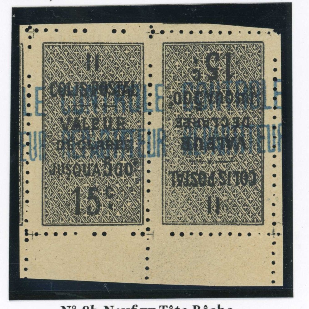 Algérie - Colis Postaux - YT 8b - Neuf xx - Tête Bêche - Cote 55 Euros