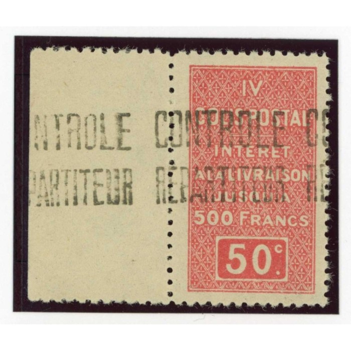 Algérie - Colis Postaux - YT 23 - Neuf x - Cote 7,5 Euros