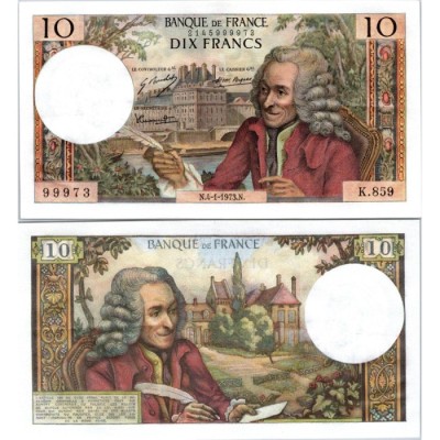 10 Francs Voltaire - 4/01/1973 - F.62.60 - Alph 859 - SPL