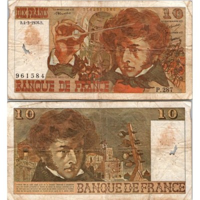 10 Francs Berlioz - 4/03/1976 - F.63.18 - Alph 287 - B