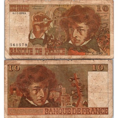 10 Francs Berlioz - 1/07/1976 - F.63.19 - Alph 290 - B