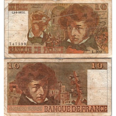 10 Francs Berlioz - 2/06/1977 - F.63.22 - Alph 300 - B