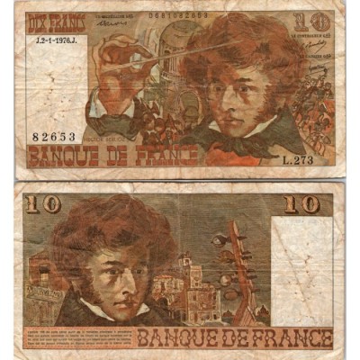 10 Francs Berlioz - 2/01/1976 - F.63.16 - Alph 273 - B