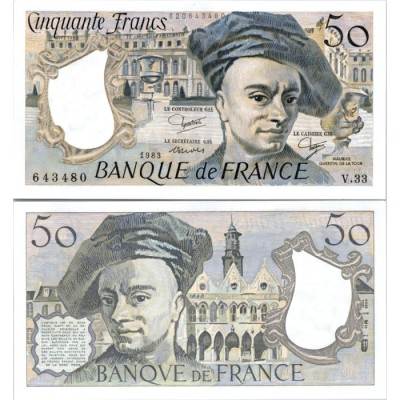 50 Francs Quentin de la Tour - 1983 - F.67.09 - Alph 33 - SPL