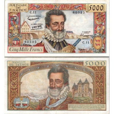 50 Francs Henri IV - 6/06/1957 - F.49.02 - Alph 11 - SUP