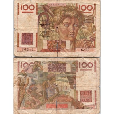 100 Francs Jeune Paysan - 6/09/1951 - F.28.29 - Alph 400 - B