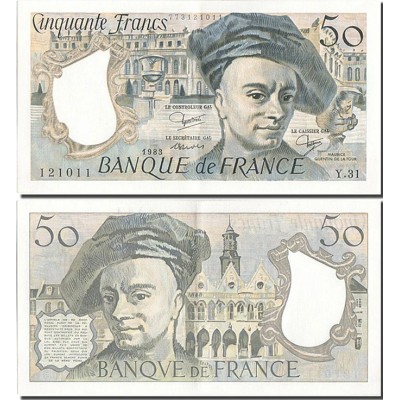 50 Francs Quentin de la Tour - 1983 - F.67.09 - Alph 31 - SUP