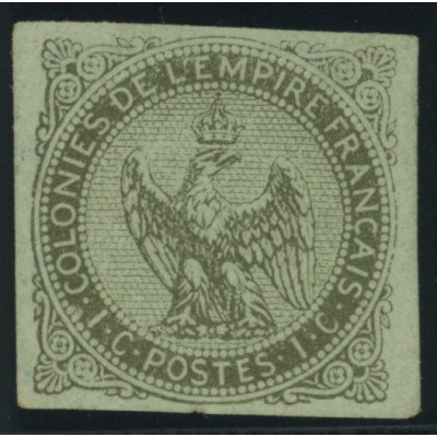 Aigle impériale YT 1 - 1 c. olive s. azure - Neuf x cote 30 euro