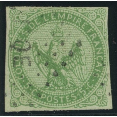 Aigle impériale YT 2 - 5 c. vert - Oblitere cote 25 euro
