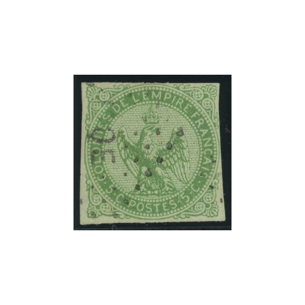 Aigle impériale YT 2 - 5 c. vert - Oblitere cote 25 euro