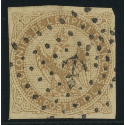 Aigle impériale YT 3 - 10 c. bistre-jaune - Oblitere cote 12 euro