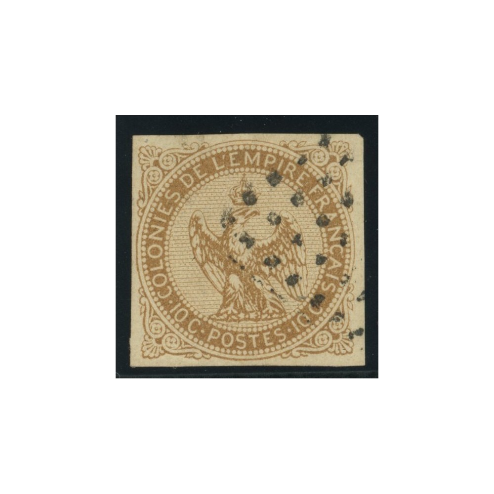 Aigle impériale YT 3 - 10 c. bistre-jaune - Oblitere cote 12 euro