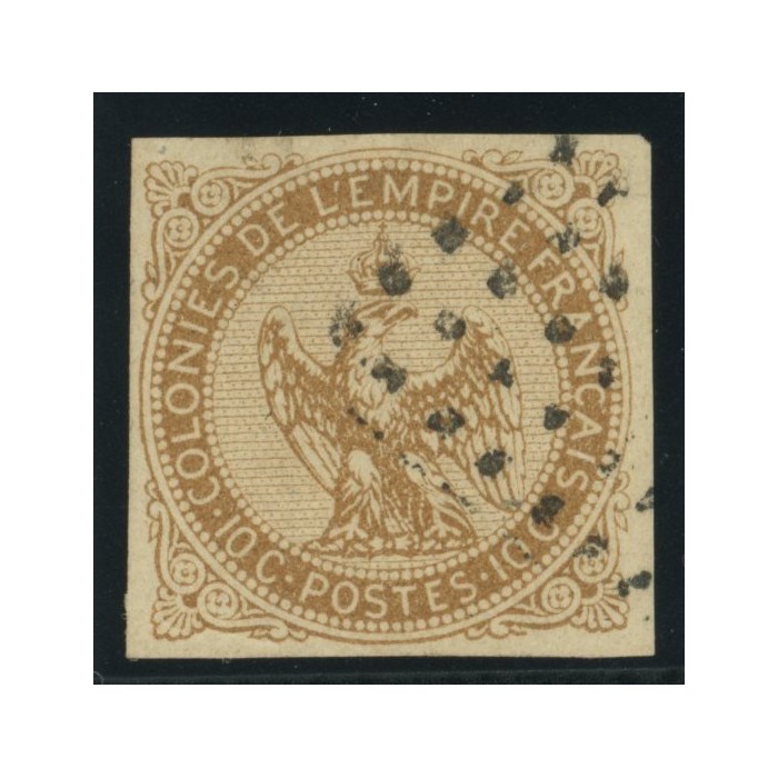 Aigle impériale YT 3 - 10 c. bistre-jaune - Oblitere cote 12 euro