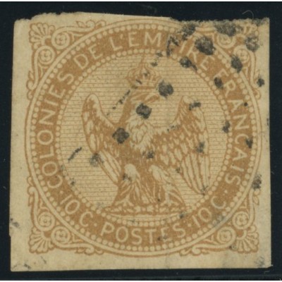 Aigle impériale YT 3 - 10 c. bistre-jaune - Oblitere cote 12 euro