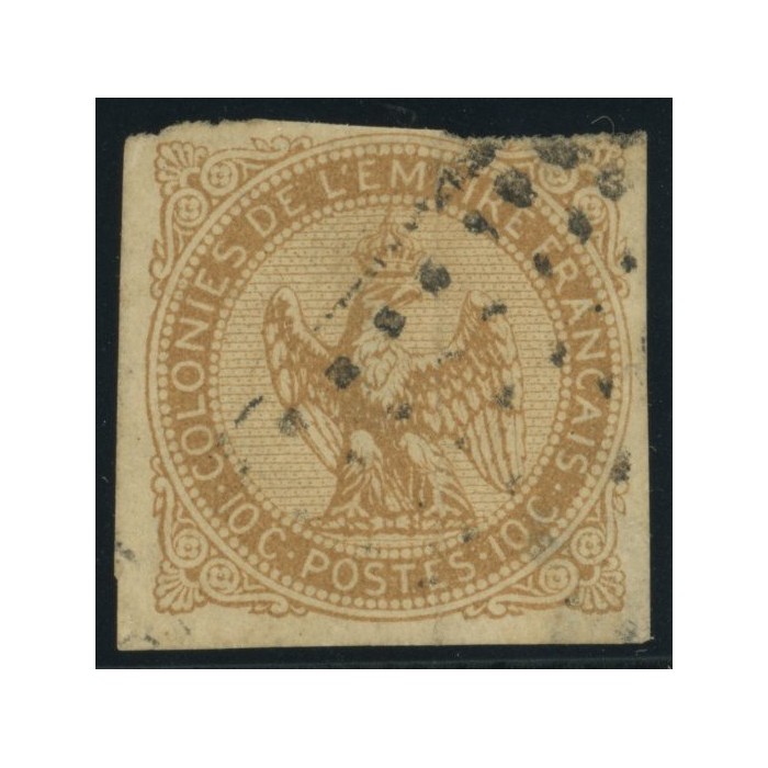 Aigle impériale YT 3 - 10 c. bistre-jaune - Oblitere cote 12 euro