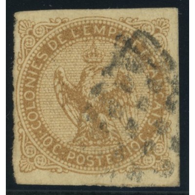 Aigle impériale YT 3 - 10 c. bistre-jaune - Oblitere cote 12 euro