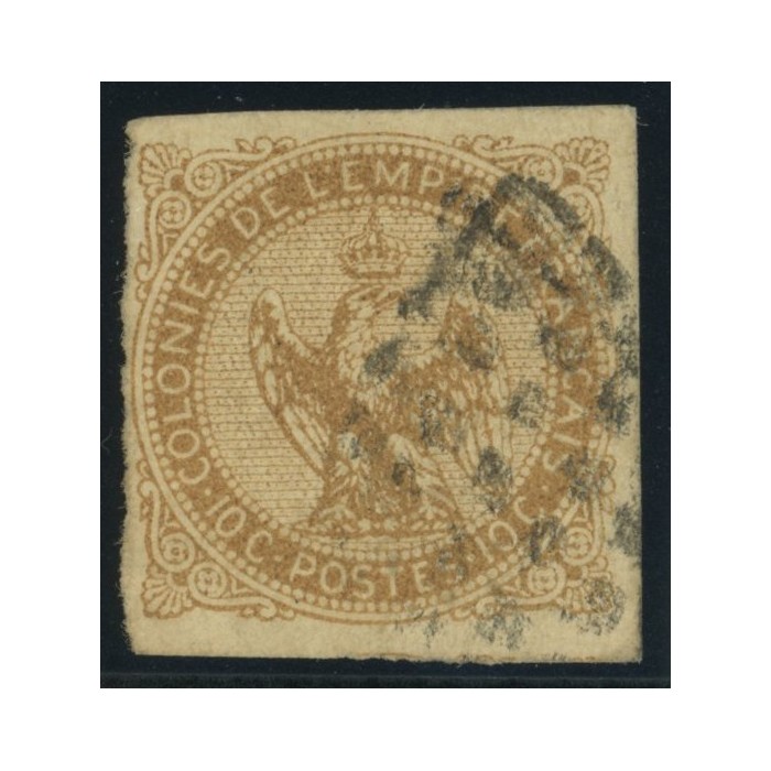 Aigle impériale YT 3 - 10 c. bistre-jaune - Oblitere cote 12 euro