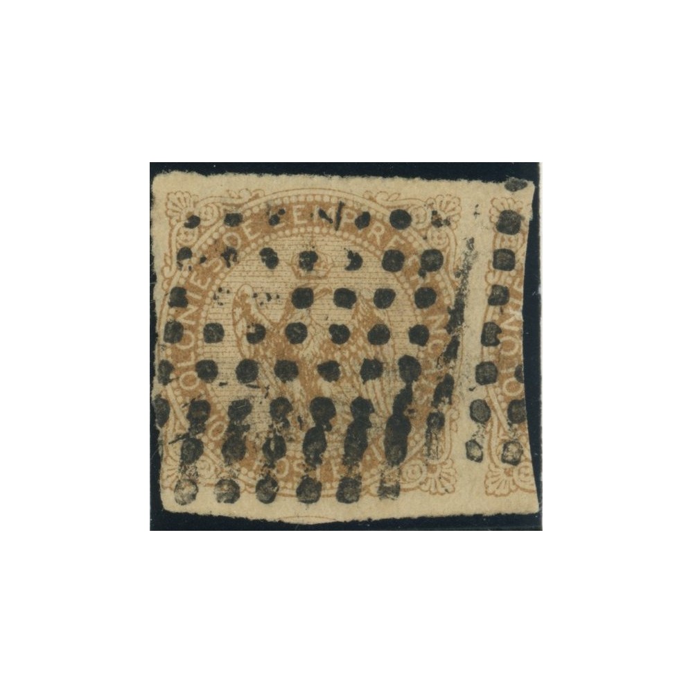 Aigle impériale YT 3 - 10 c. bistre-jaune - Oblitere cote 12 euro