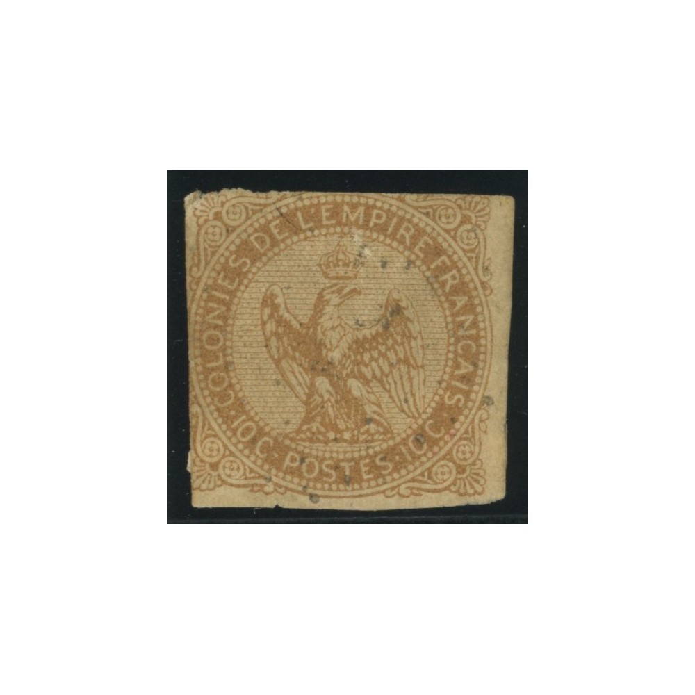 Aigle impériale YT 3 - 10 c. bistre-jaune - Oblitere cote 12 euro