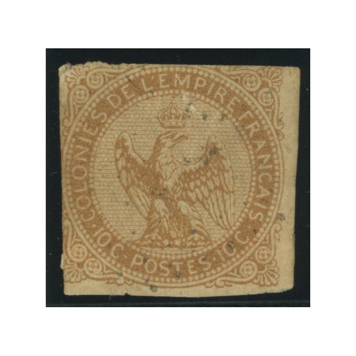 Aigle impériale YT 3 - 10 c. bistre-jaune - Oblitere cote 12 euro