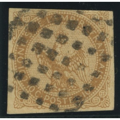 Aigle impériale YT 3 - 10 c. bistre-jaune - Oblitere cote 12 euro