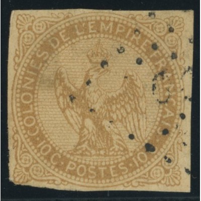 Aigle impériale YT 3 - 10 c. bistre-jaune - Oblitere cote 12 euro