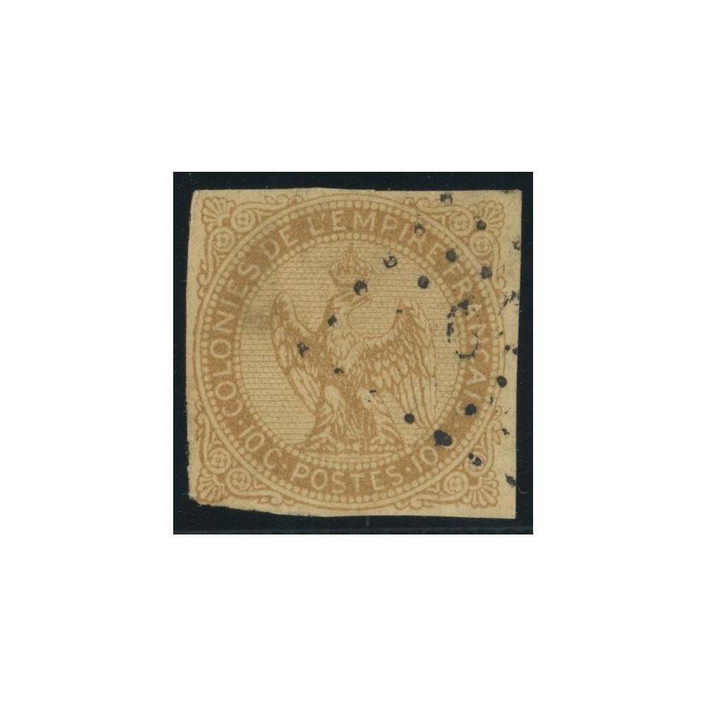 Aigle impériale YT 3 - 10 c. bistre-jaune - Oblitere cote 12 euro