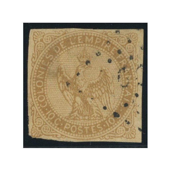 Aigle impériale YT 3 - 10 c. bistre-jaune - Oblitere cote 12 euro