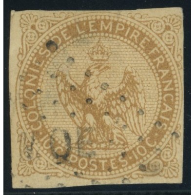 Aigle impériale YT 3 - 10 c. bistre-jaune - Oblitere cote 12 euro