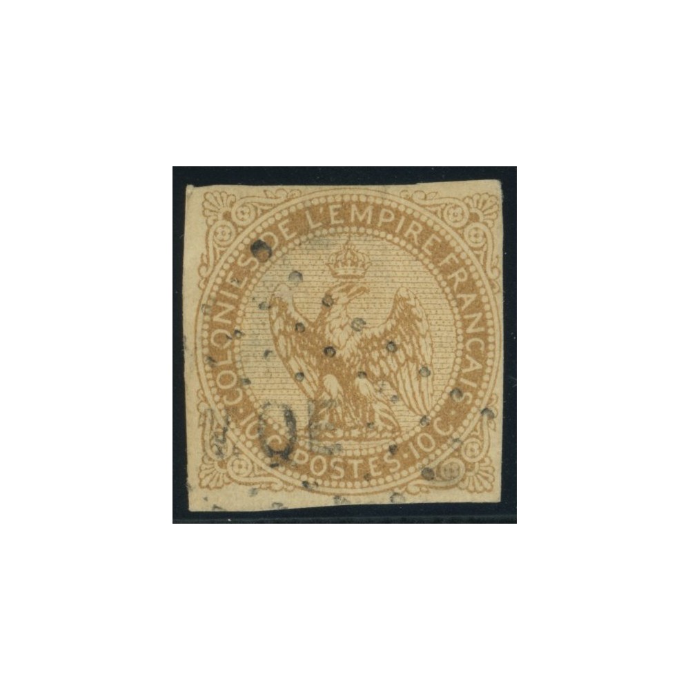 Aigle impériale YT 3 - 10 c. bistre-jaune - Oblitere cote 12 euro