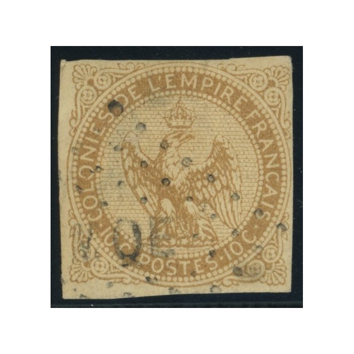 Aigle impériale YT 3 - 10 c. bistre-jaune - Oblitere cote 12 euro