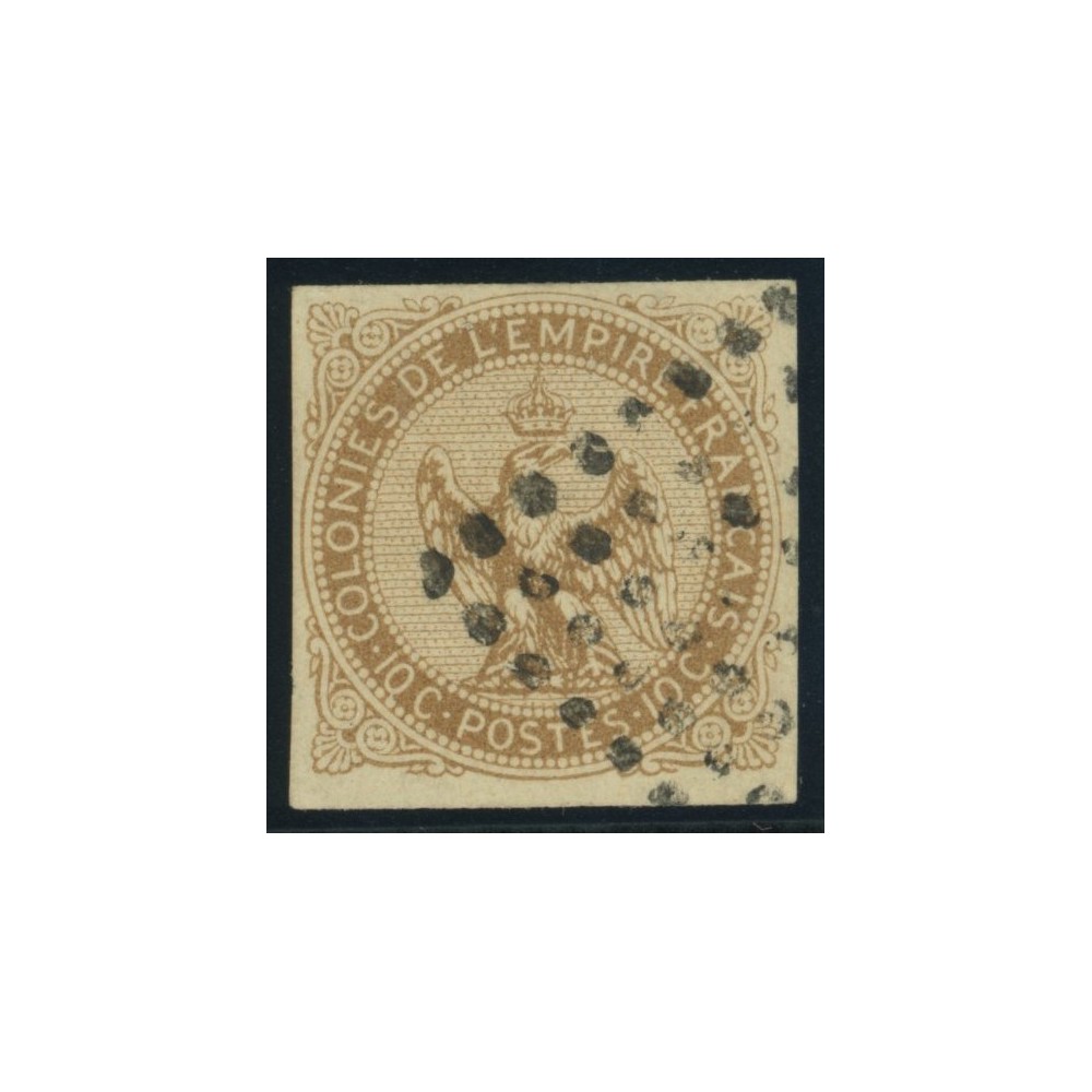 Aigle impériale YT 3 - 10 c. bistre-jaune - Oblitere cote 12 euro