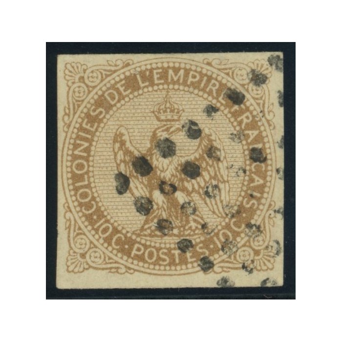 Aigle impériale YT 3 - 10 c. bistre-jaune - Oblitere cote 12 euro