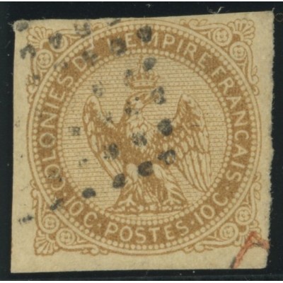 Aigle impériale YT 3 - 10 c. bistre-jaune - Oblitere cote 12 euro