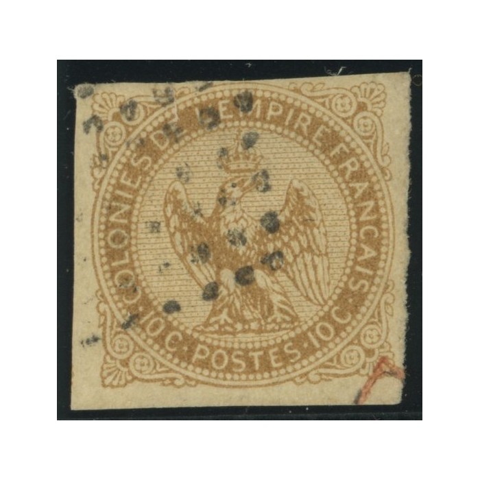 Aigle impériale YT 3 - 10 c. bistre-jaune - Oblitere cote 12 euro