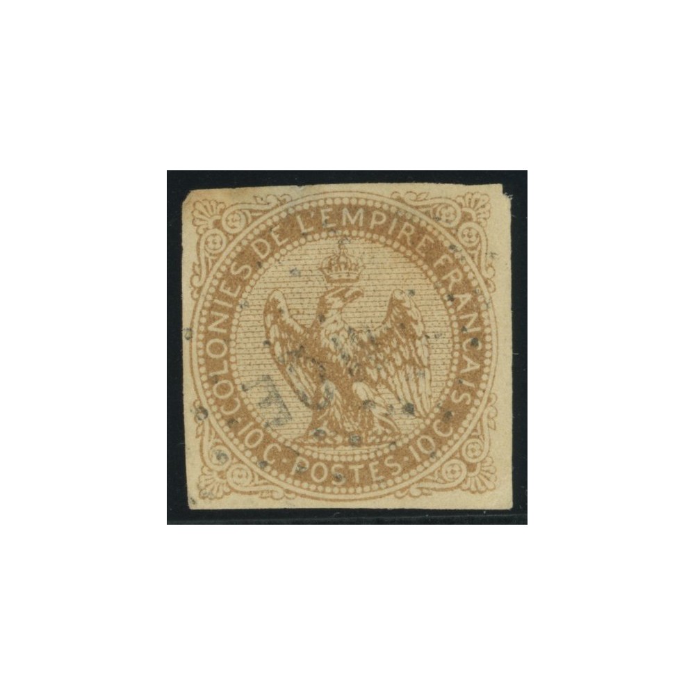 Aigle impériale YT 3 - 10 c. bistre-jaune - Oblitere cote 12 euro
