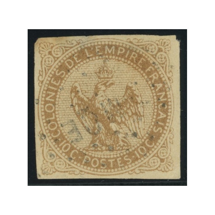 Aigle impériale YT 3 - 10 c. bistre-jaune - Oblitere cote 12 euro