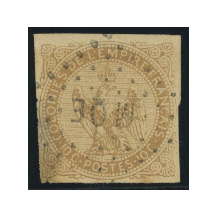 Aigle impériale YT 3 - 10 c. bistre-jaune - Oblitere cote 12 euro