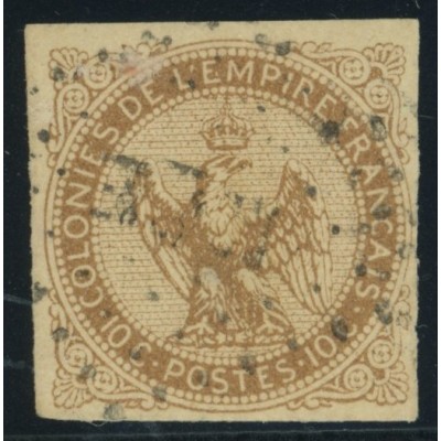 Aigle impériale YT 3 - 10 c. bistre-jaune - Oblitere cote 12 euro