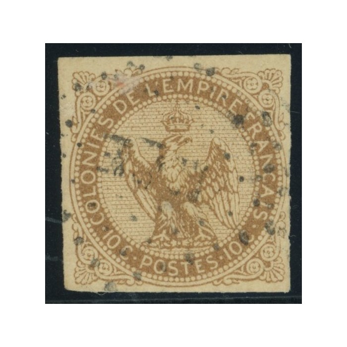 Aigle impériale YT 3 - 10 c. bistre-jaune - Oblitere cote 12 euro