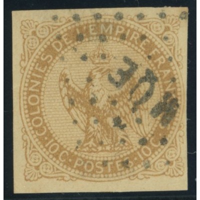 Aigle impériale YT 3 - 10 c. bistre-jaune - Oblitere cote 12 euro