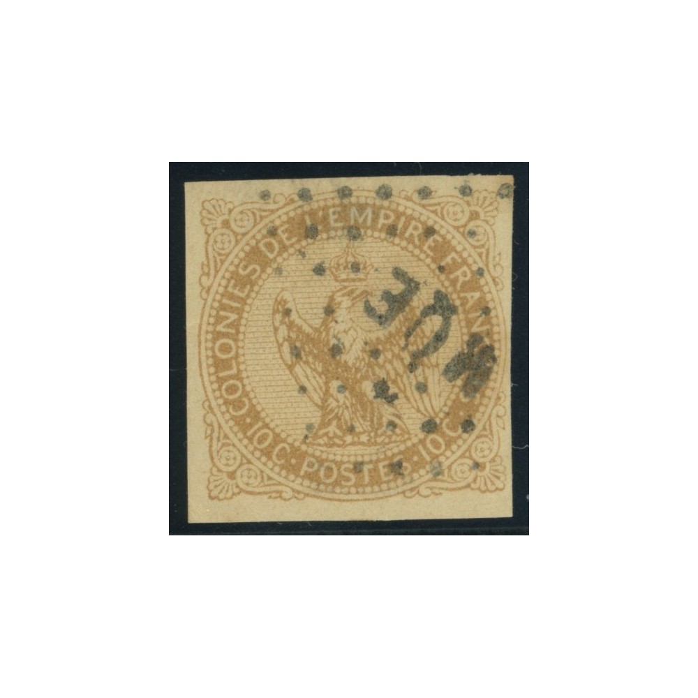 Aigle impériale YT 3 - 10 c. bistre-jaune - Oblitere cote 12 euro