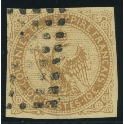 Aigle impériale YT 3 - 10 c. bistre-jaune - Oblitere cote 12 euro