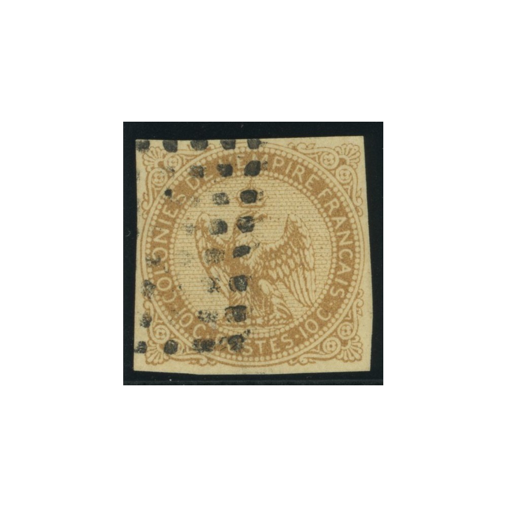 Aigle impériale YT 3 - 10 c. bistre-jaune - Oblitere cote 12 euro