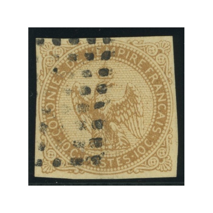 Aigle impériale YT 3 - 10 c. bistre-jaune - Oblitere cote 12 euro