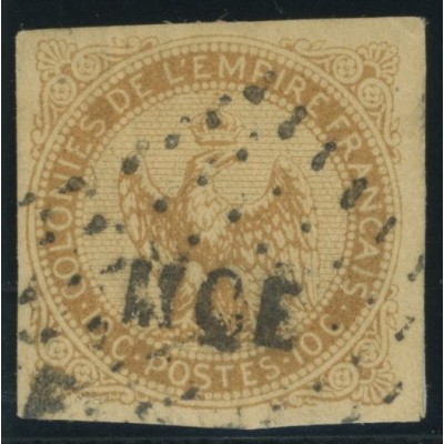 Aigle impériale YT 3 - 10 c. bistre-jaune - Oblitere cote 12 euro