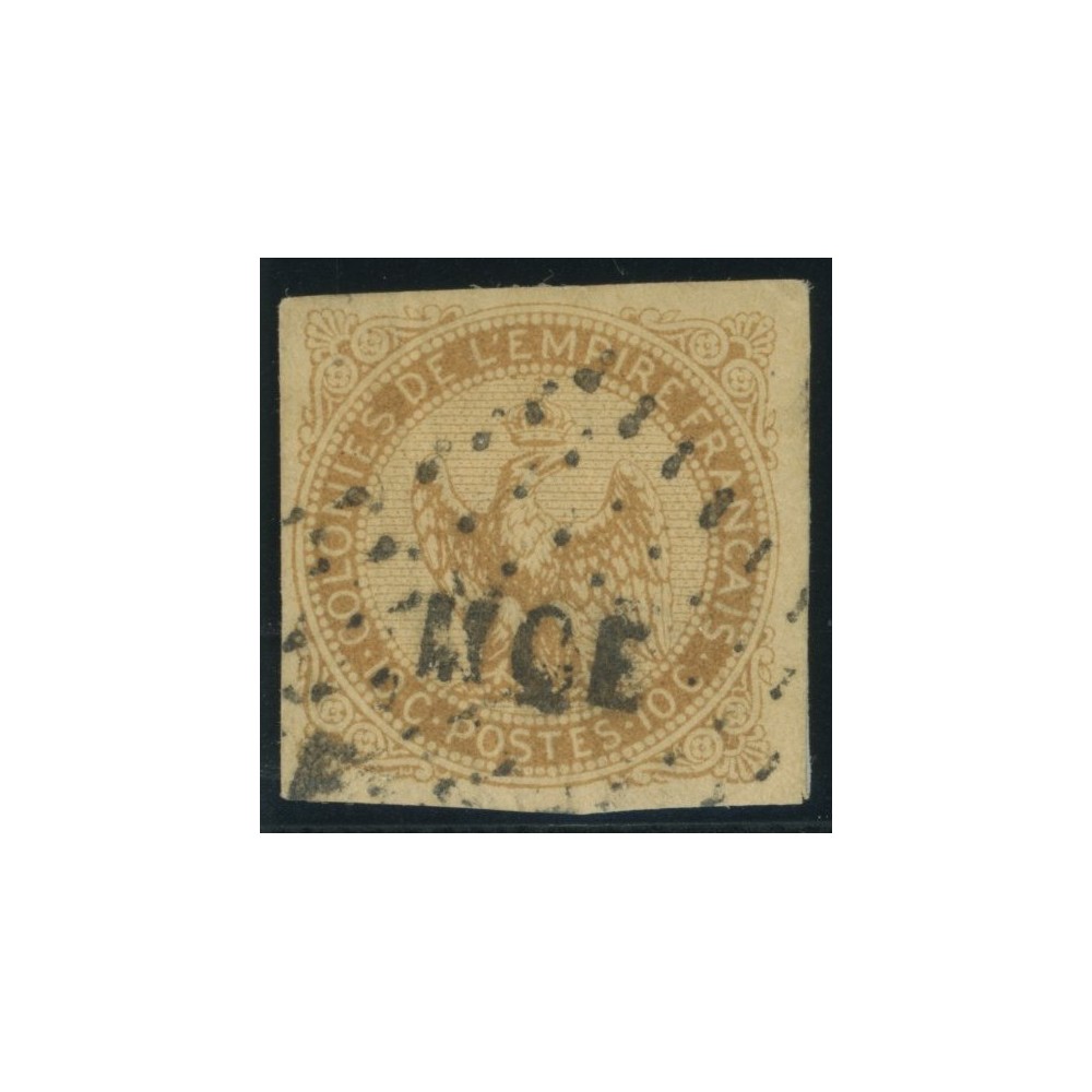 Aigle impériale YT 3 - 10 c. bistre-jaune - Oblitere cote 12 euro