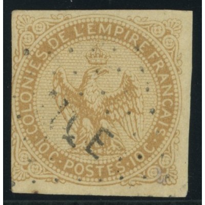 Aigle impériale YT 3 - 10 c. bistre-jaune - Oblitere cote 12 euro