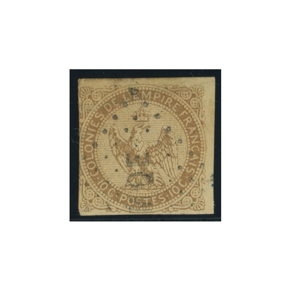 Aigle impériale YT 3 - 10 c. bistre-jaune - Oblitere cote 12 euro